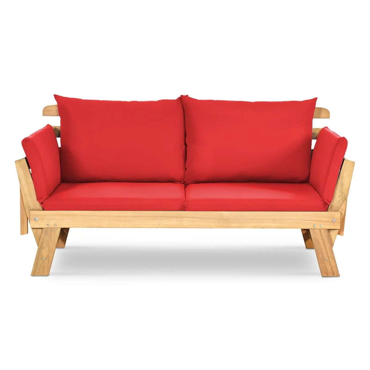 Adjustable Patio Convertible Sofa with Thick Cushion, photo 11 of 32