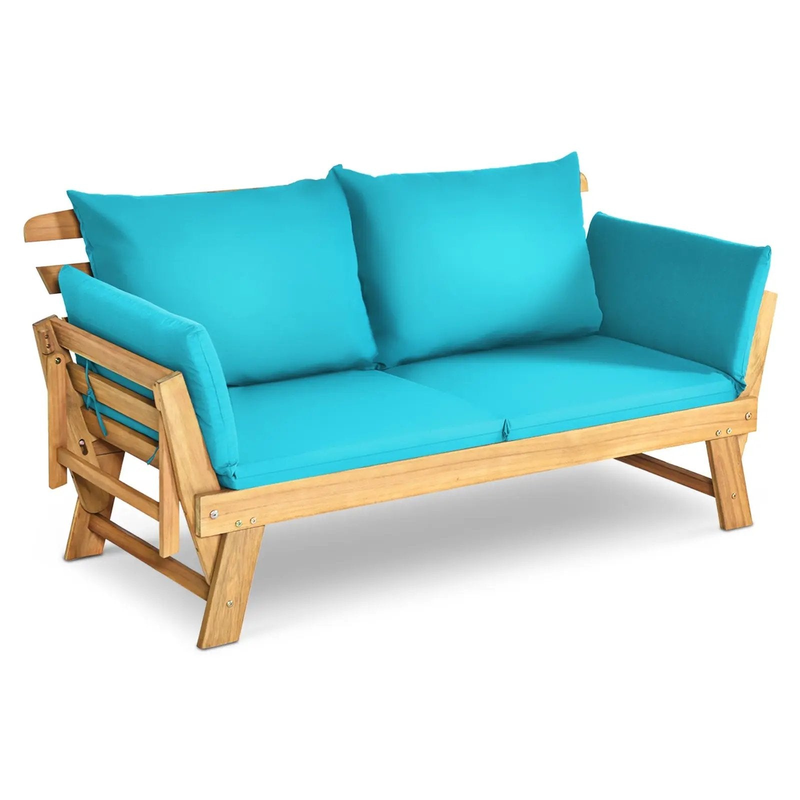 Adjustable Patio Convertible Sofa with Thick Cushion by DirectDeals