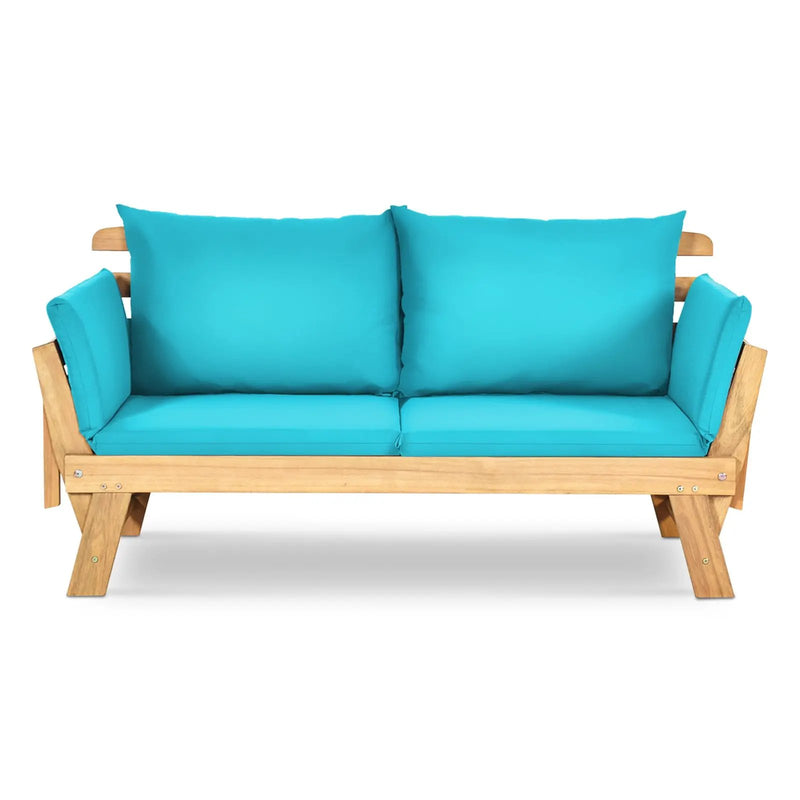 Adjustable Patio Convertible Sofa with Thick Cushion by DirectDeals