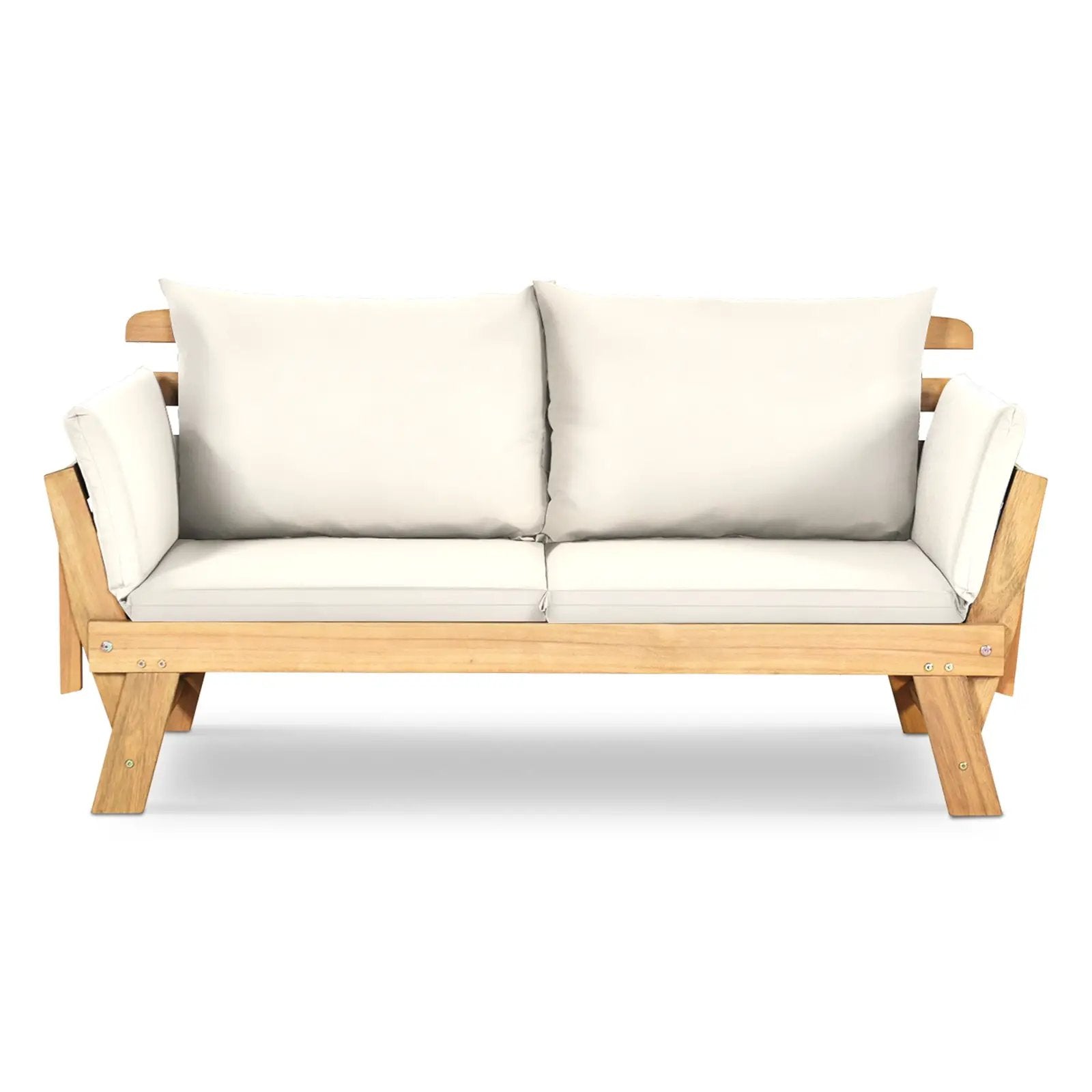 Adjustable Patio Convertible Sofa with Thick Cushion by DirectDeals