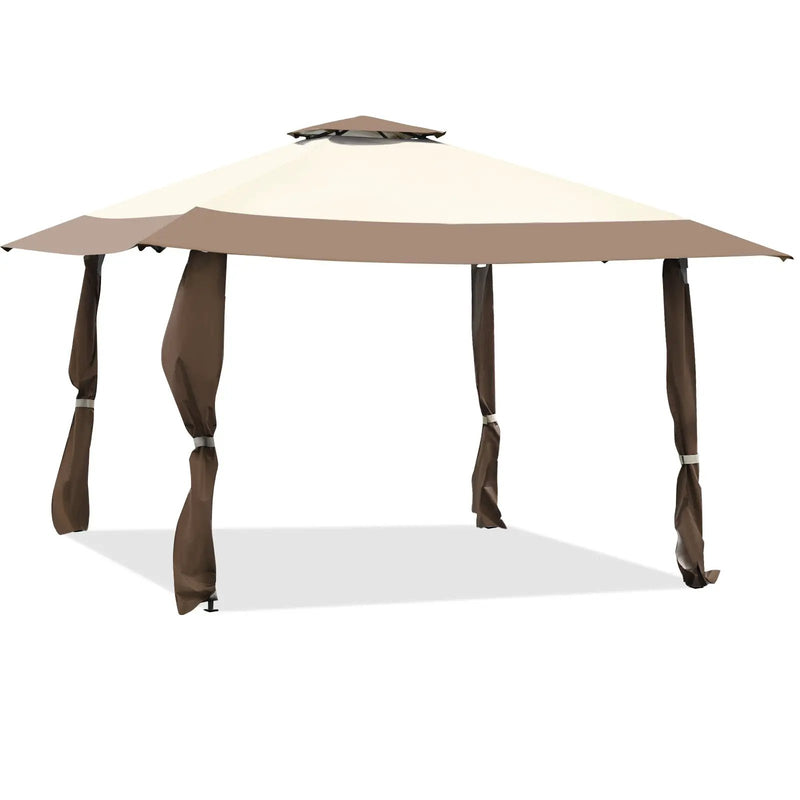 13 Feet x 13 Feet Pop Up Canopy Tent Instant Outdoor Folding Canopy Shelter by DirectDeals