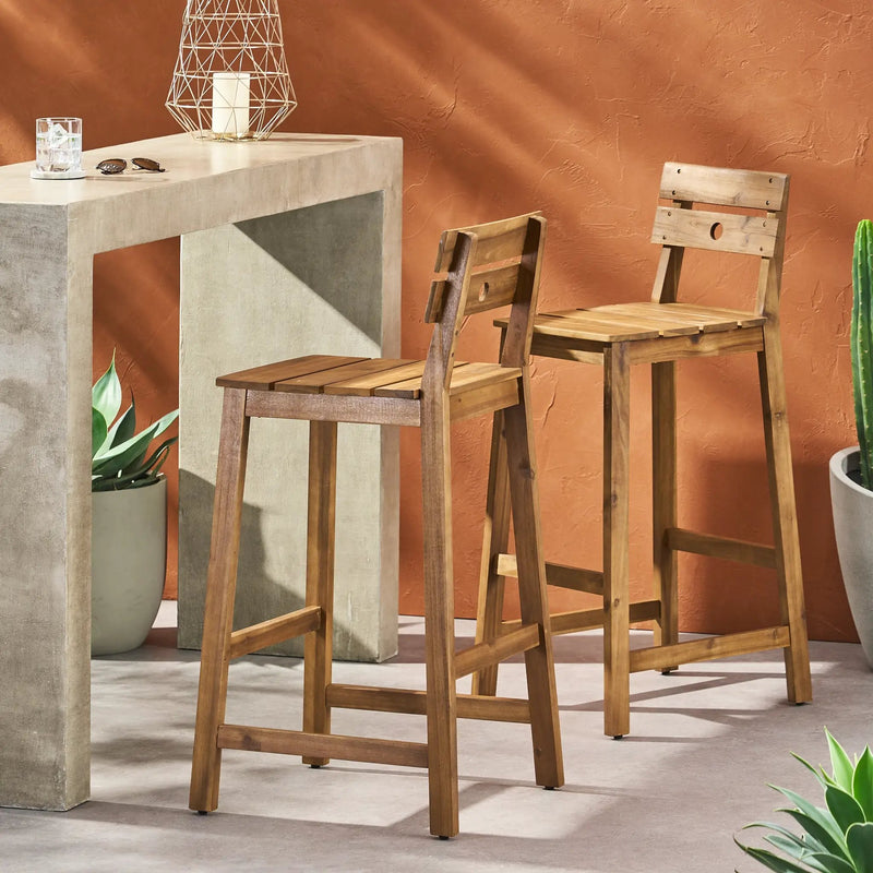 Ashlyn Barstool Set of 2 by HouseOfZazla