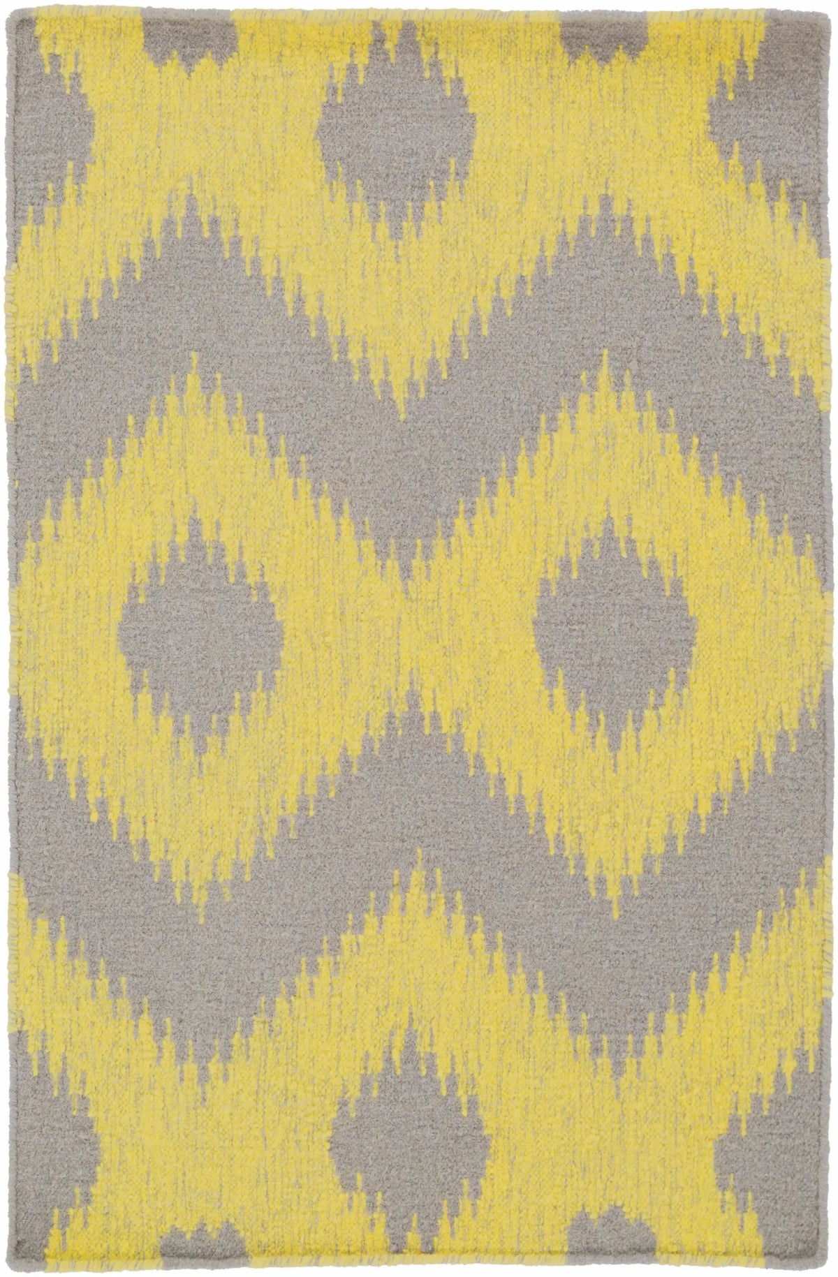 Oradell Yellow Ikat Wool Rug - Clearance, photo 6 of 6
