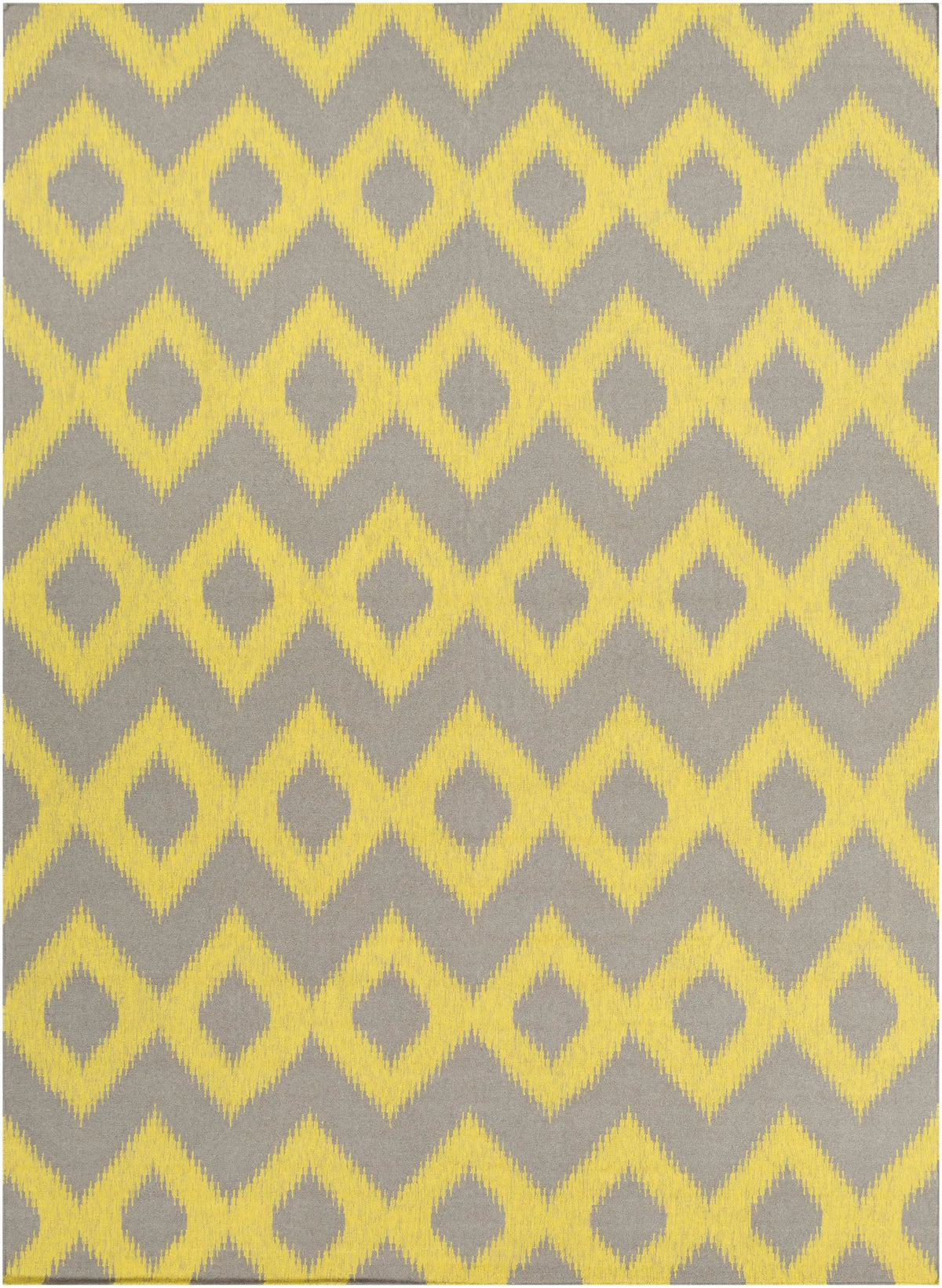 Oradell Yellow Ikat Wool Rug - Clearance, photo 5 of 6