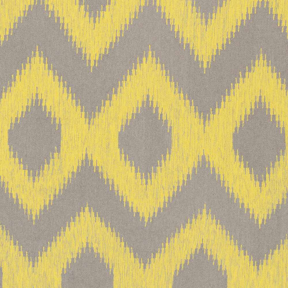 Oradell Yellow Ikat Wool Rug - Clearance, sample swatch