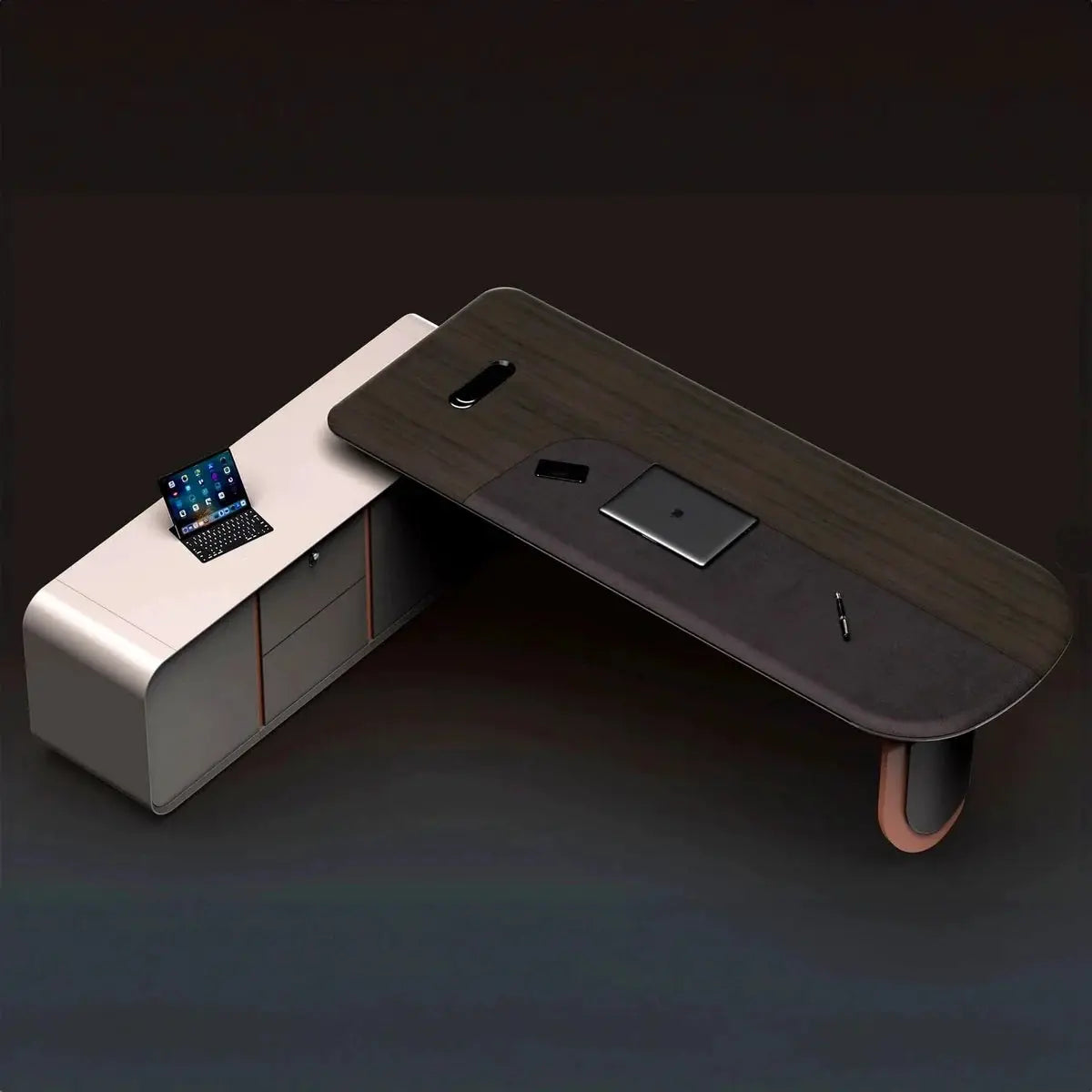 Ordin · Modern L-Shaped Executive Desk by Arc Grove