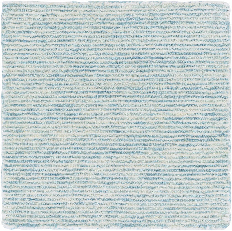 Orcas Hand Tufted Wool-Blend Rug - Ice Blue by Boutique Rugs