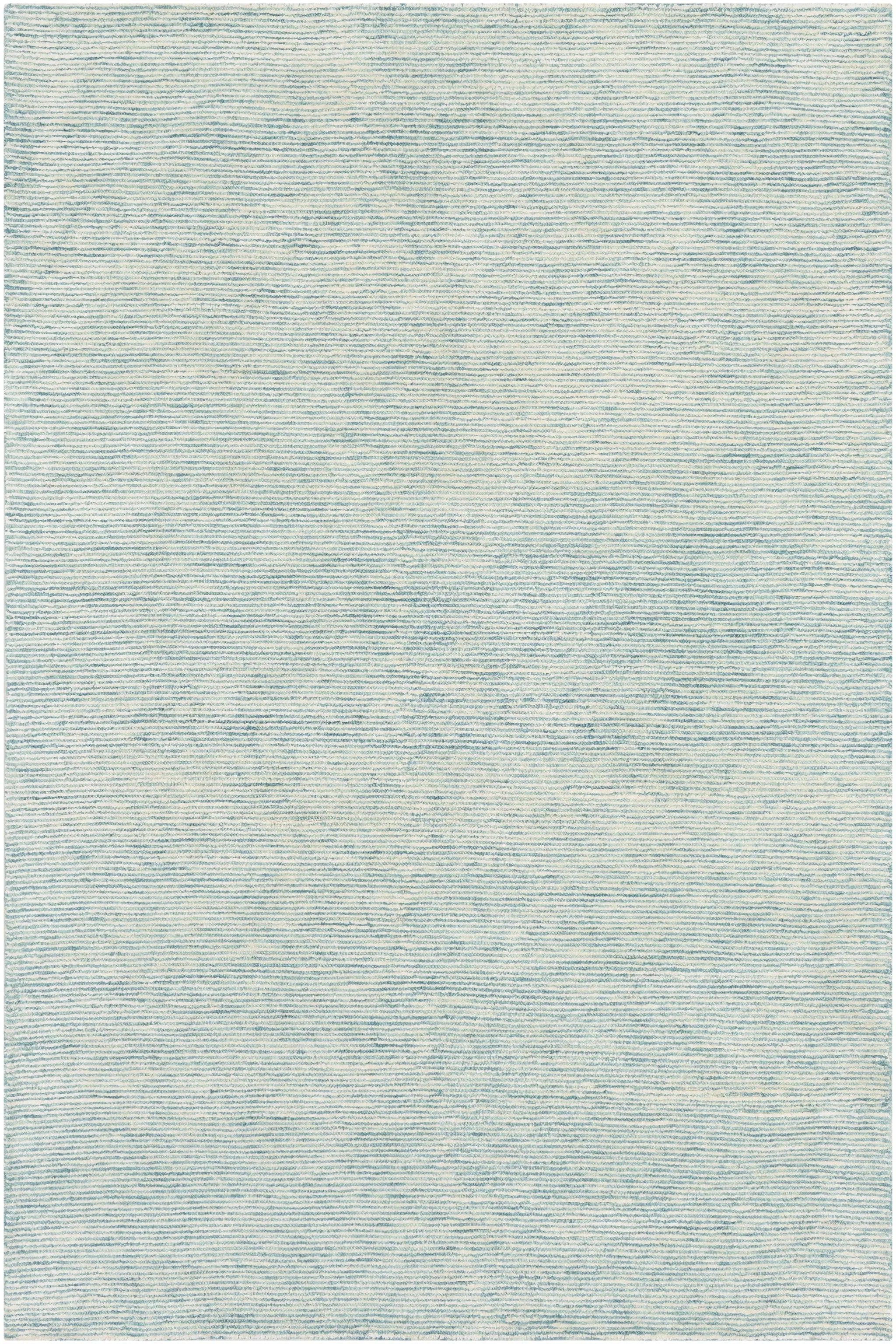 Orcas Hand Tufted Wool-Blend Rug - Ice Blue by Boutique Rugs
