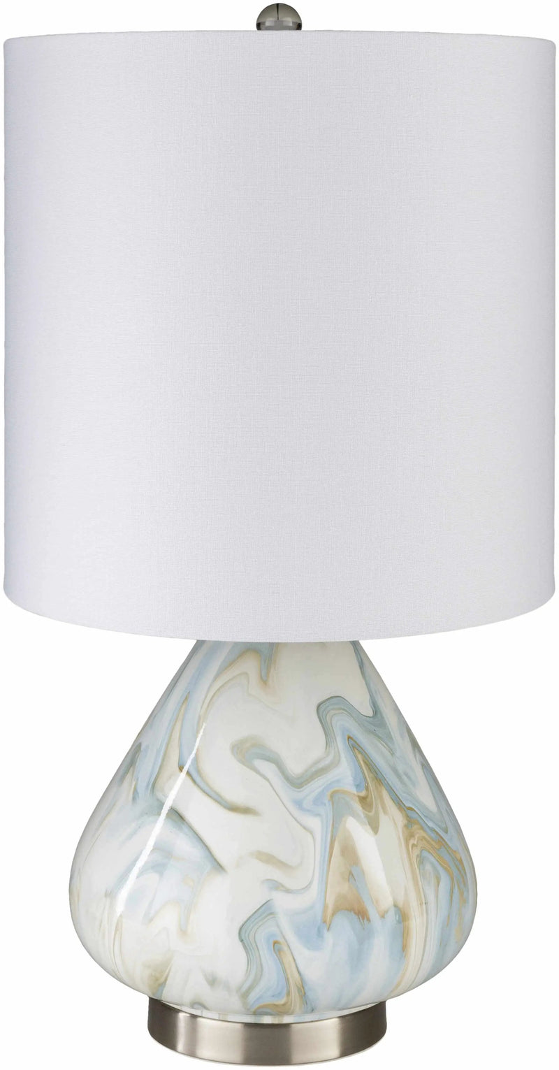 Farnborough Marble Ceramic Table Lamp by Boutique Rugs