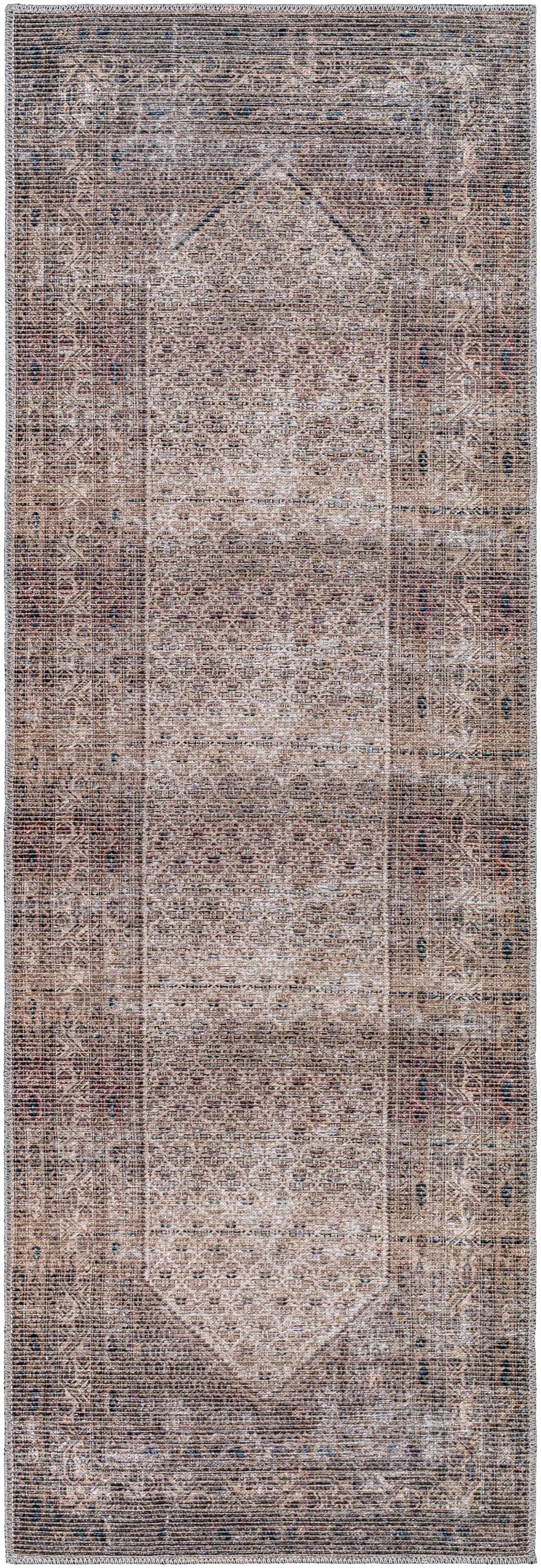 Tan Ormstown Distressed Washable Area Rug - Clearance, photo 5 of 14
