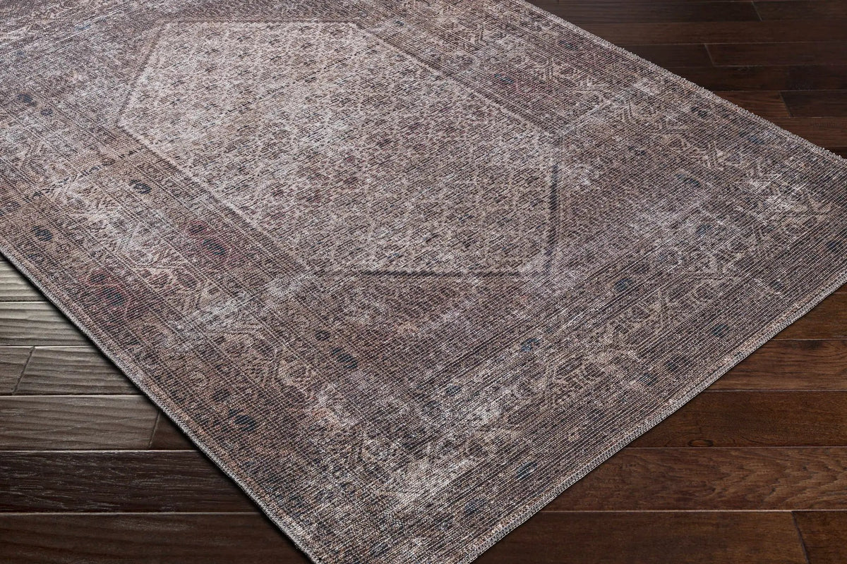 Tan Ormstown Distressed Washable Area Rug - Clearance, photo 12 of 14
