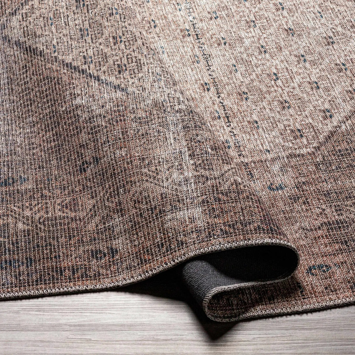 Tan Ormstown Distressed Washable Area Rug - Clearance, photo 8 of 14