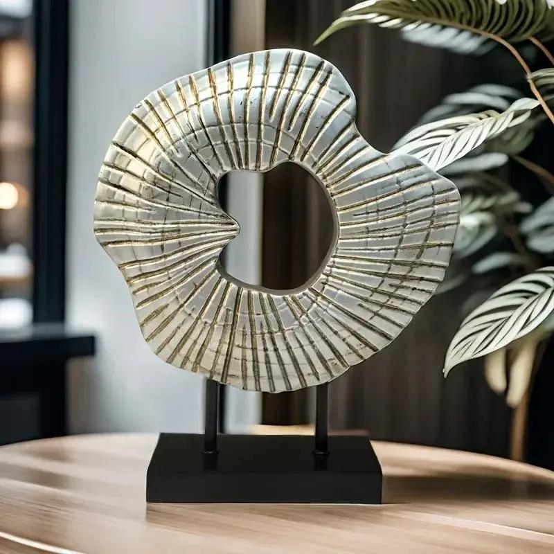 Ornament - Abstract White Shell by House Of Avana