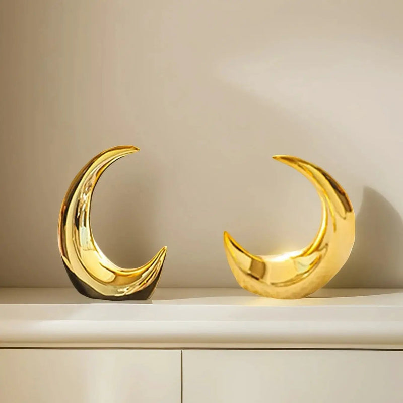 Ornament - Decorative Ceramic Golden Mini by House Of Avana