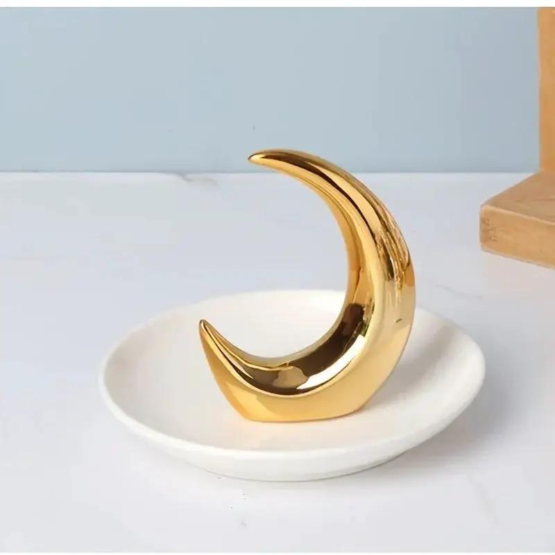 Ornament - Decorative Ceramic Golden Mini by House Of Avana