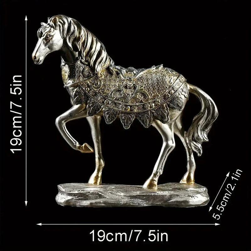 Ornament - Decorative Horse White by House Of Avana