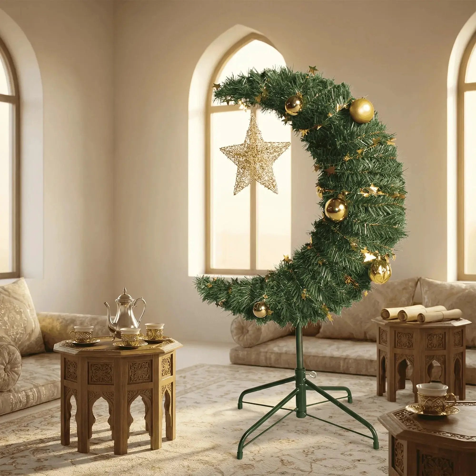 Ornament - Decorative Metal Gold Star by House Of Avana