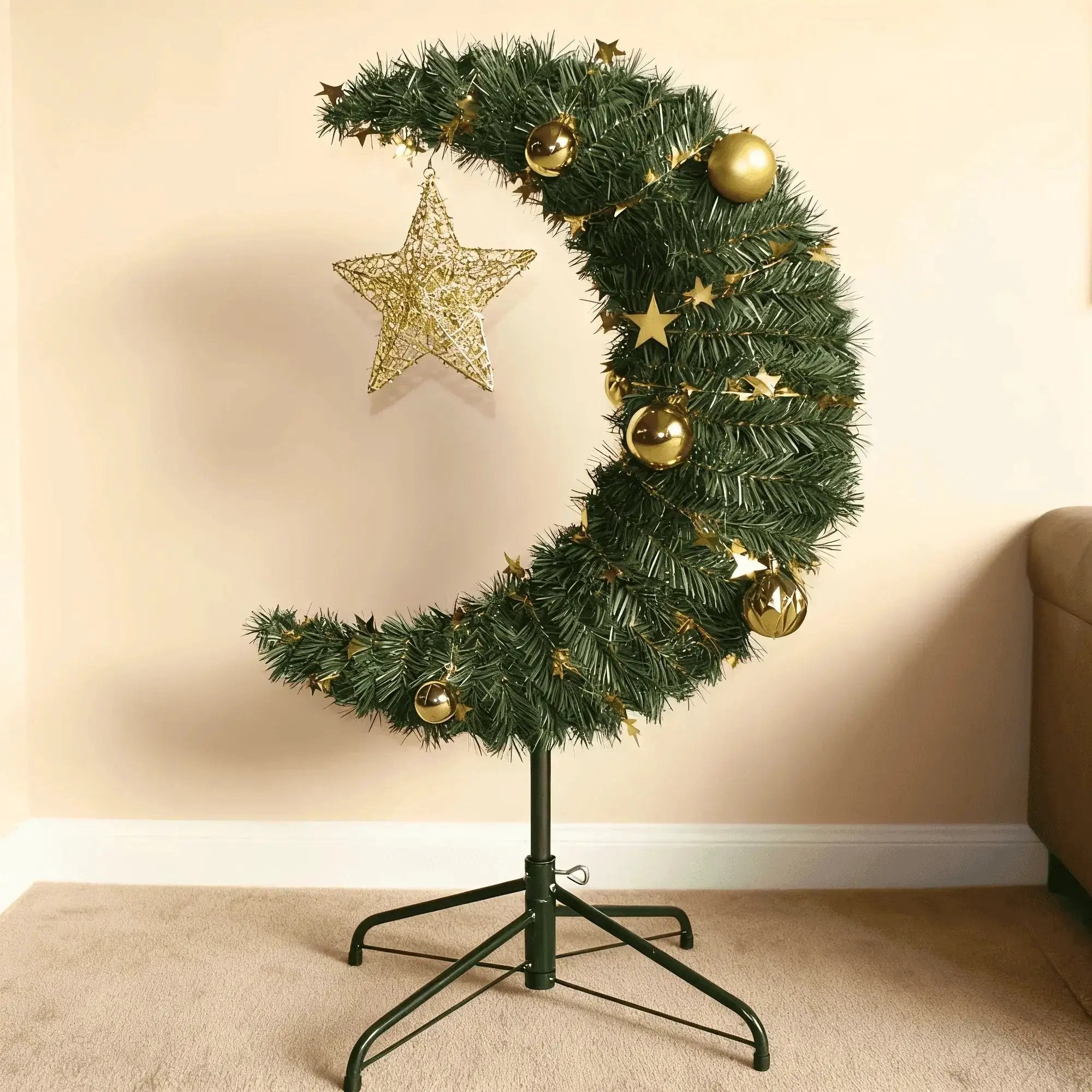 Ornament - Decorative Metal Gold Star by House Of Avana