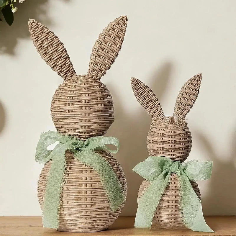 Ornament - Decorative Woven Rabbit by House Of Avana