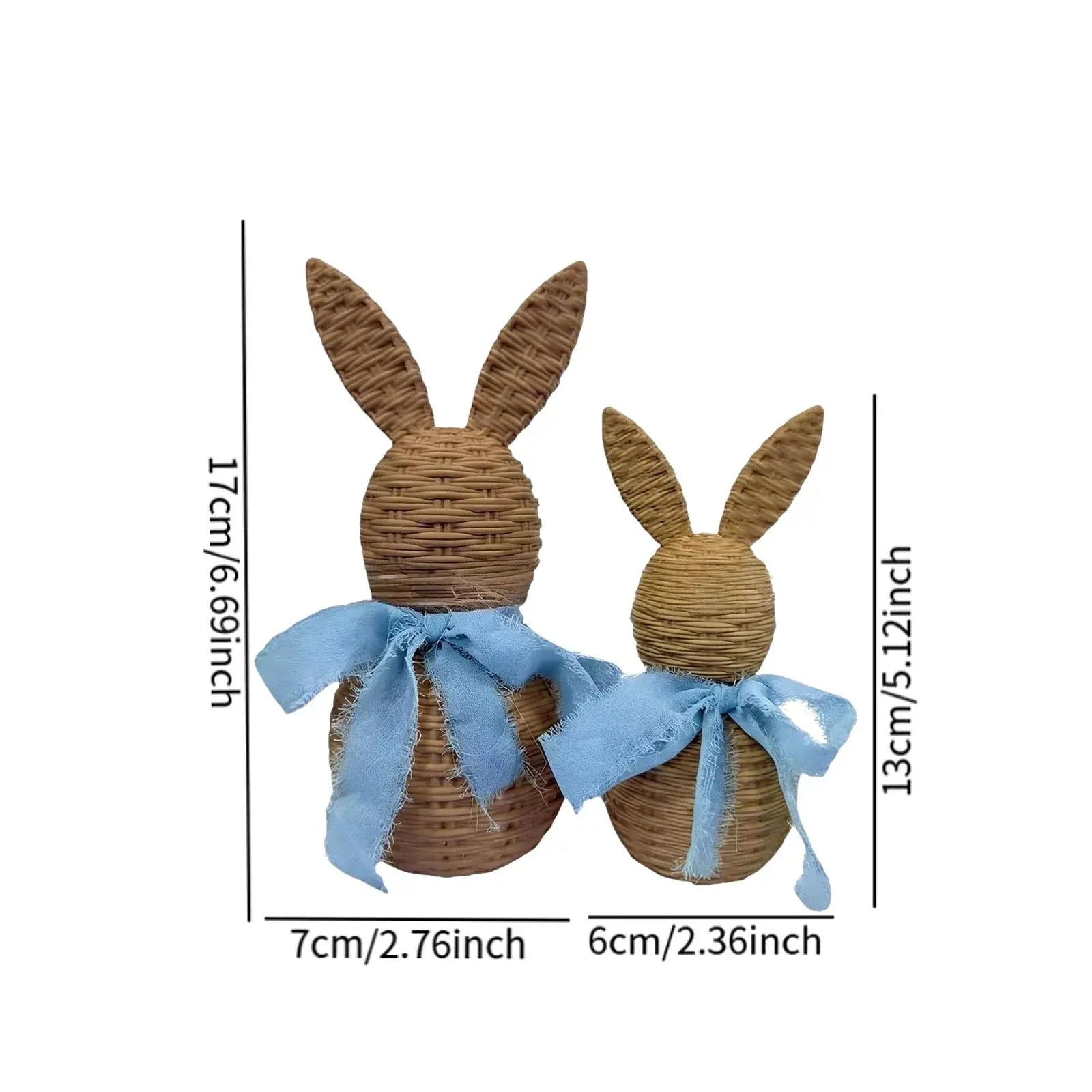 Ornament - Decorative Woven Rabbit by House Of Avana
