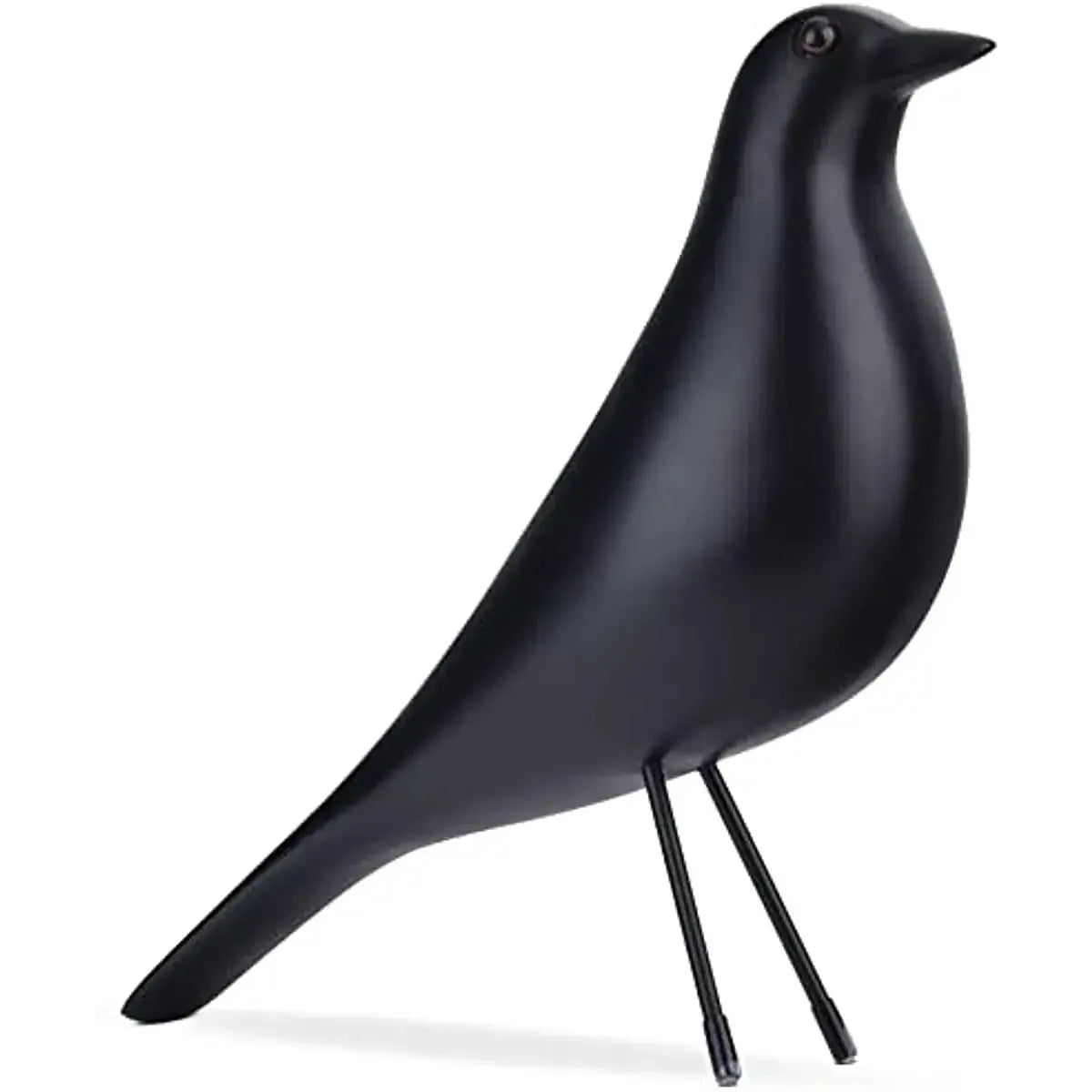 Minimalist Black Bird Figurine Decorative Tabletop Accent by House Of Avana