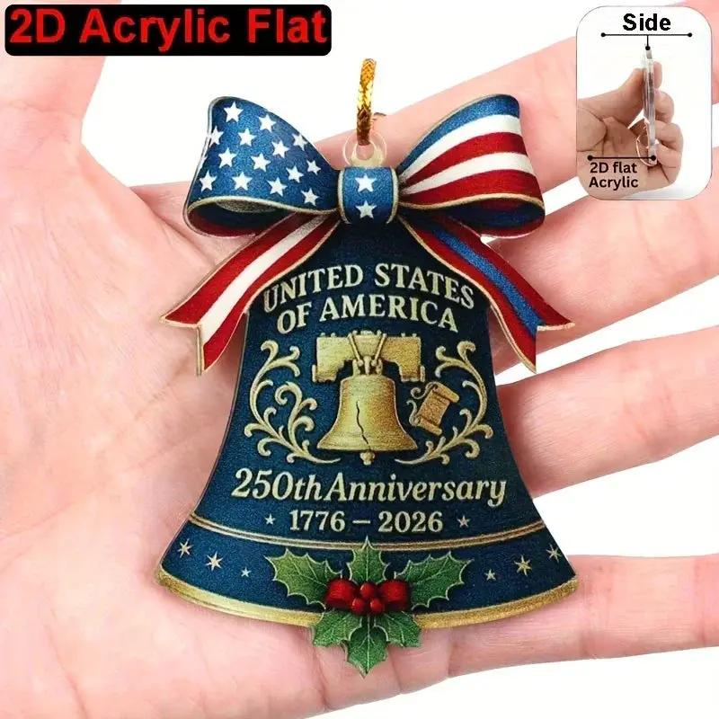 Ornament - Patriotic Acrylic 2D Flat by House Of Avana