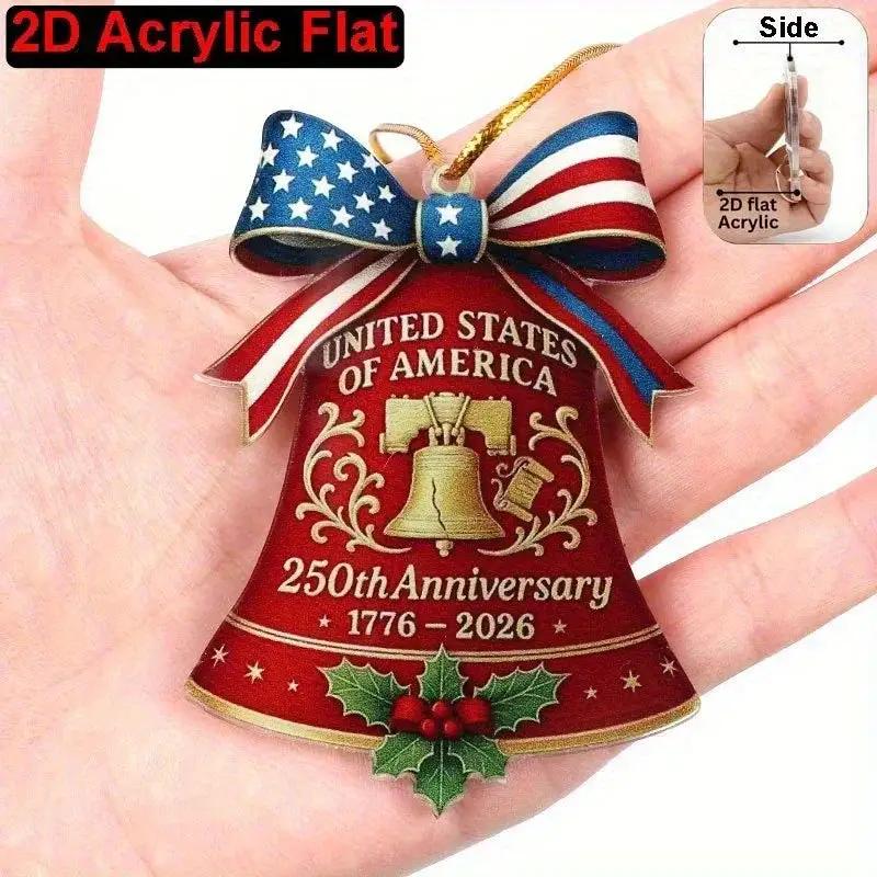 Ornament - Patriotic Acrylic 2D Flat by House Of Avana