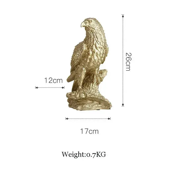 Golden Retro Leopard Decorative Sculpture for Living Room Tabletop Decor by House Of Avana