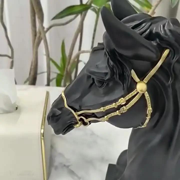 Ornament - Vintage Style Horse Head Wooden by House Of Avana