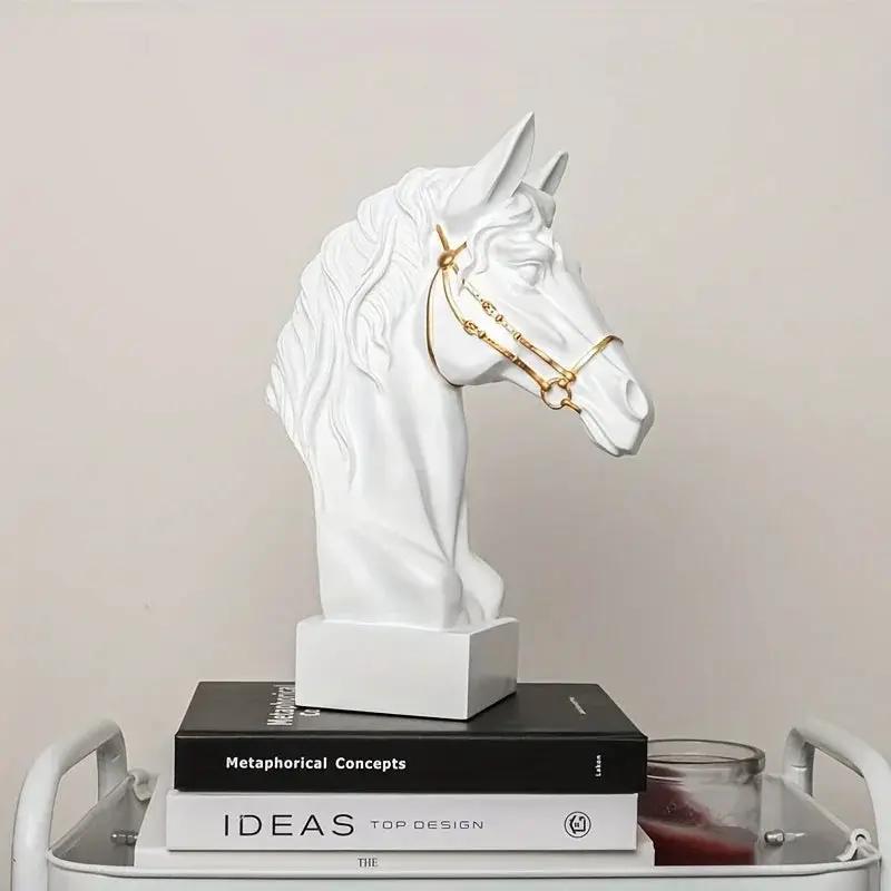 Ornament - Vintage Style Horse Head Wooden by House Of Avana