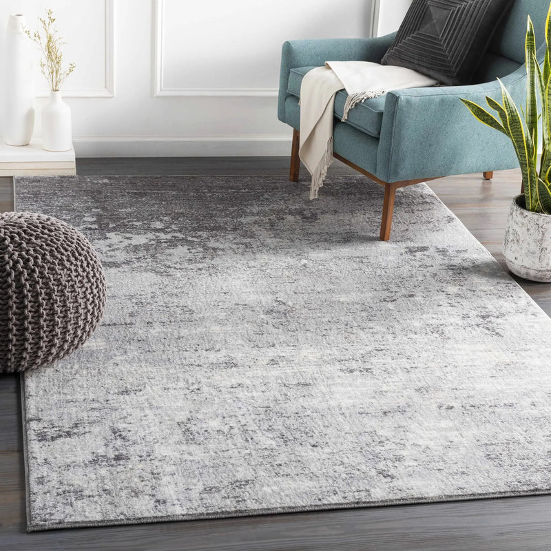 Ortonville Abstract Gray Rug by Boutique Rugs