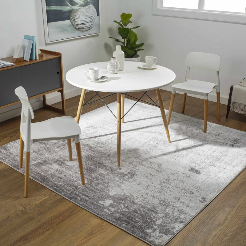 Ortonville Abstract Gray Rug by Boutique Rugs