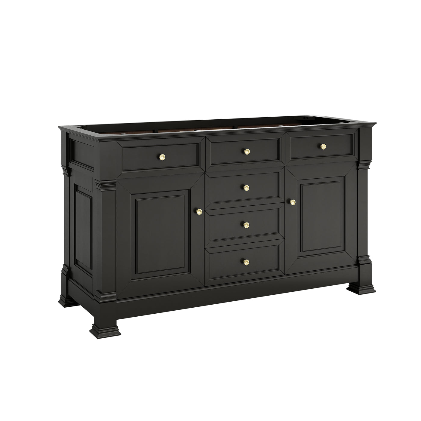 James Martin Brookfield 60" Double Bathroom Vanity, Black Onyx, view 14