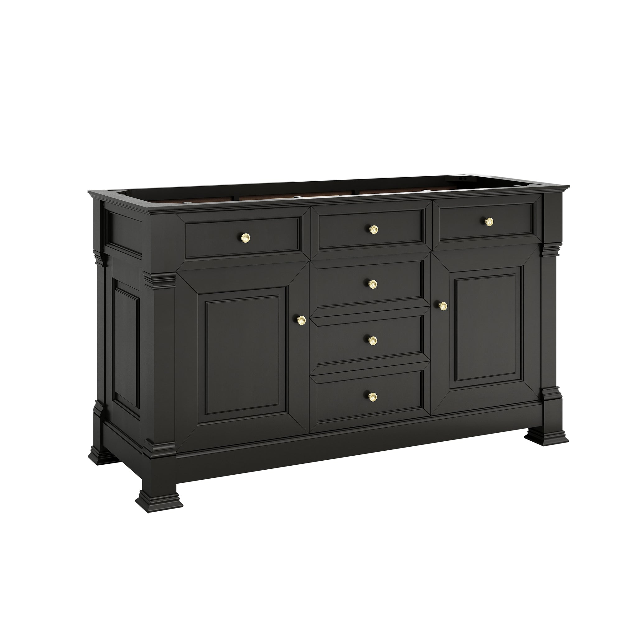 James Martin Brookfield 60" Double Bathroom Vanity, Black Onyx, view 14