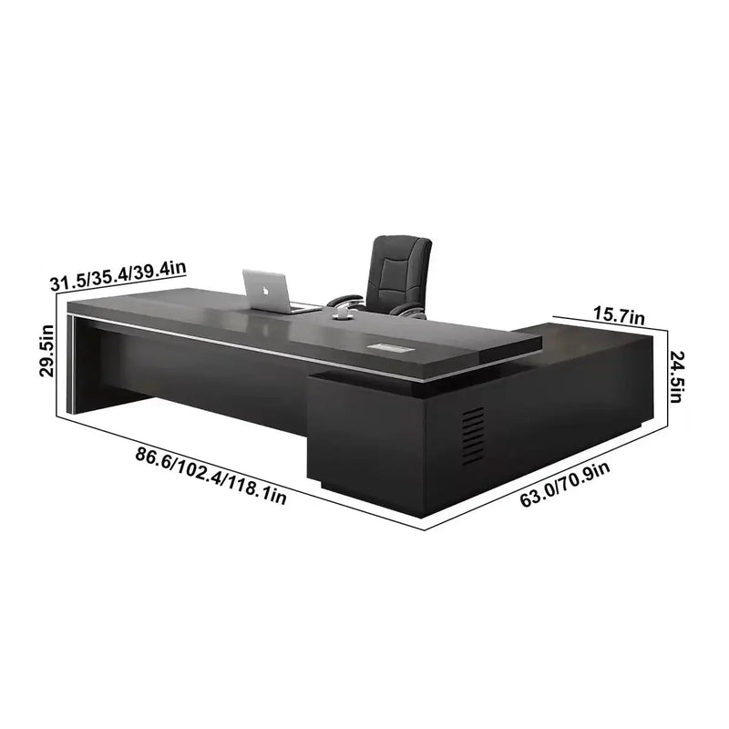 Acumen · Modern Executive L-Shaped Desk by Arc Grove