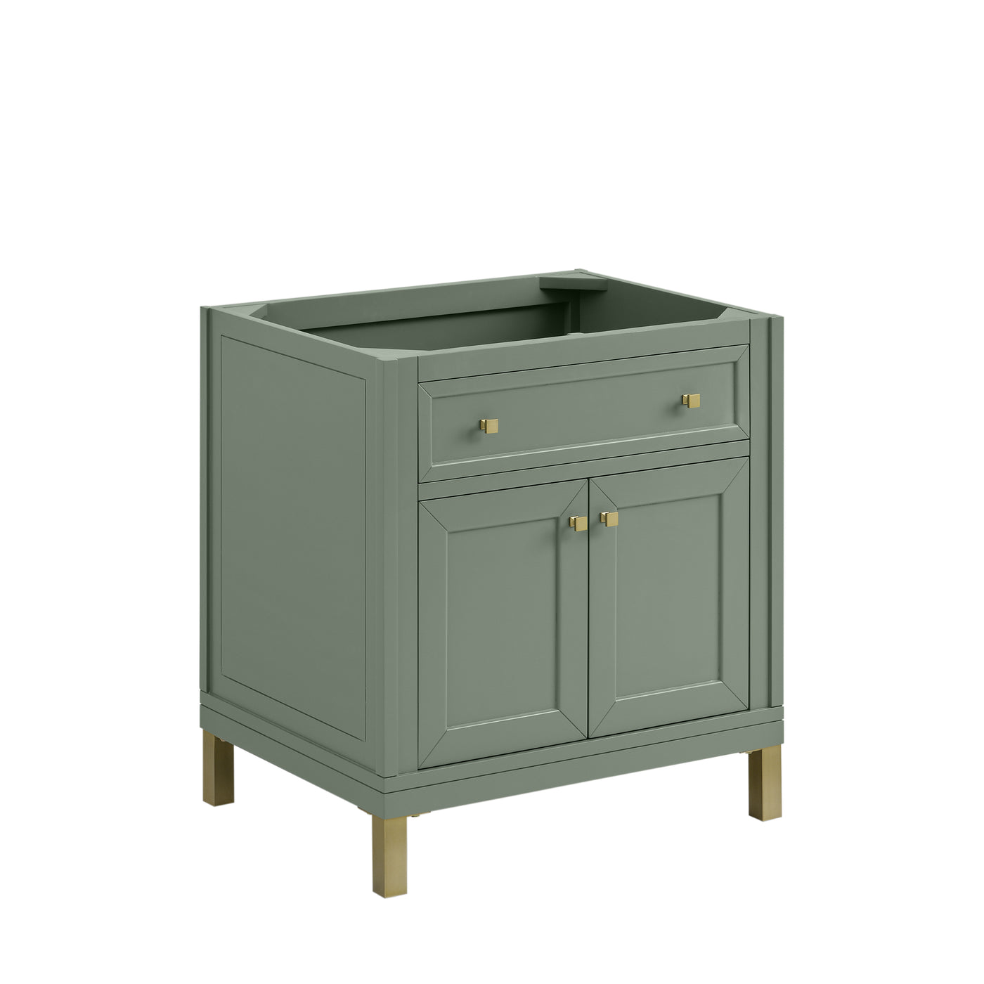 James Martin Chicago 30" Single Bathroom Vanity, Smokey Celadon, view 27