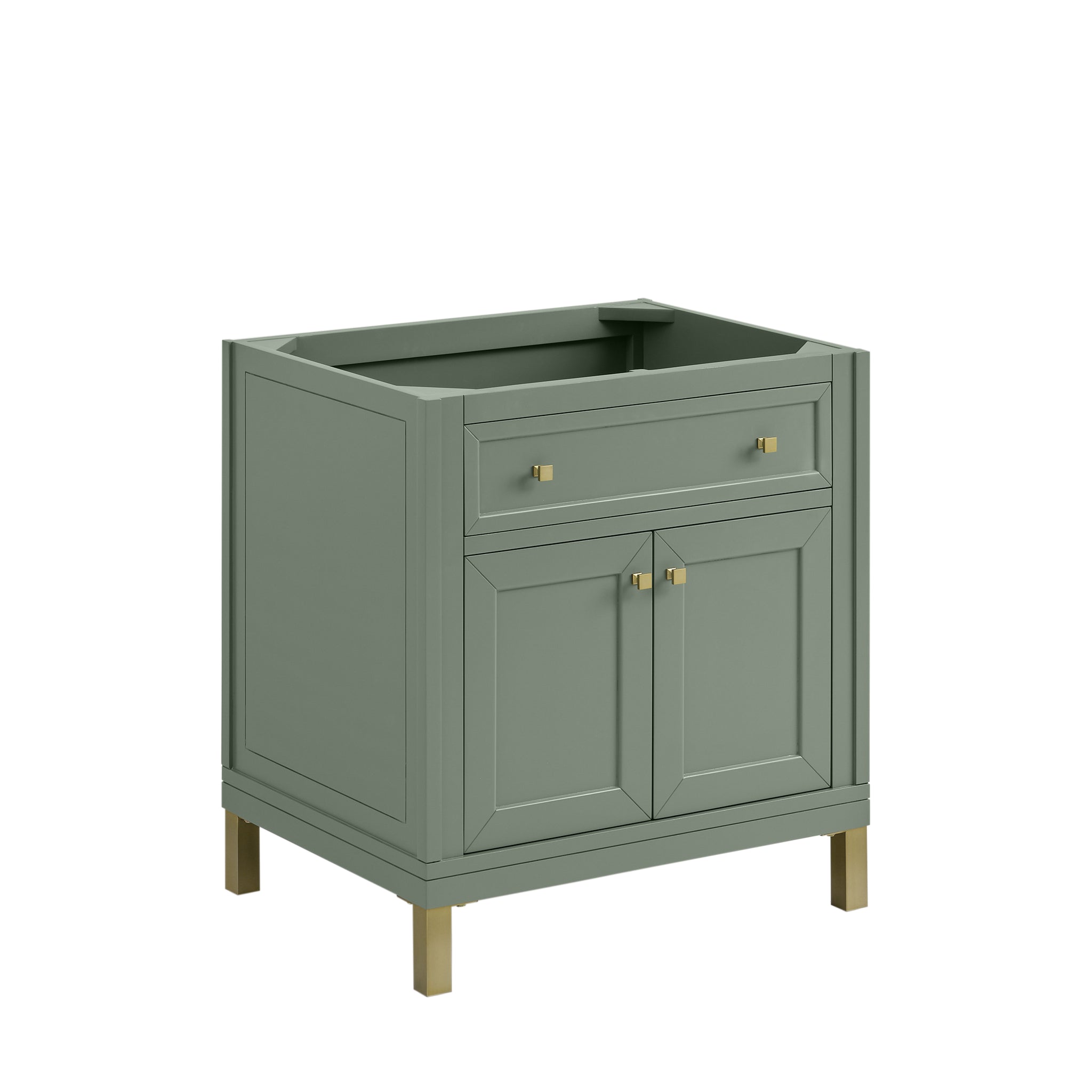 James Martin Chicago 30" Single Bathroom Vanity, Smokey Celadon, view 27