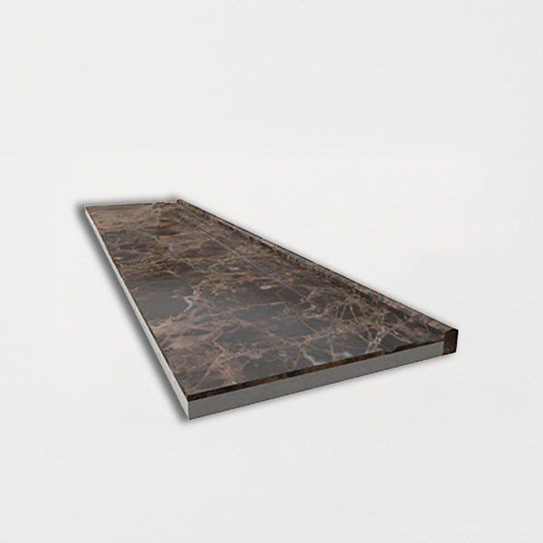 Oscuro Dark Polished Marble Baseboards 6x24