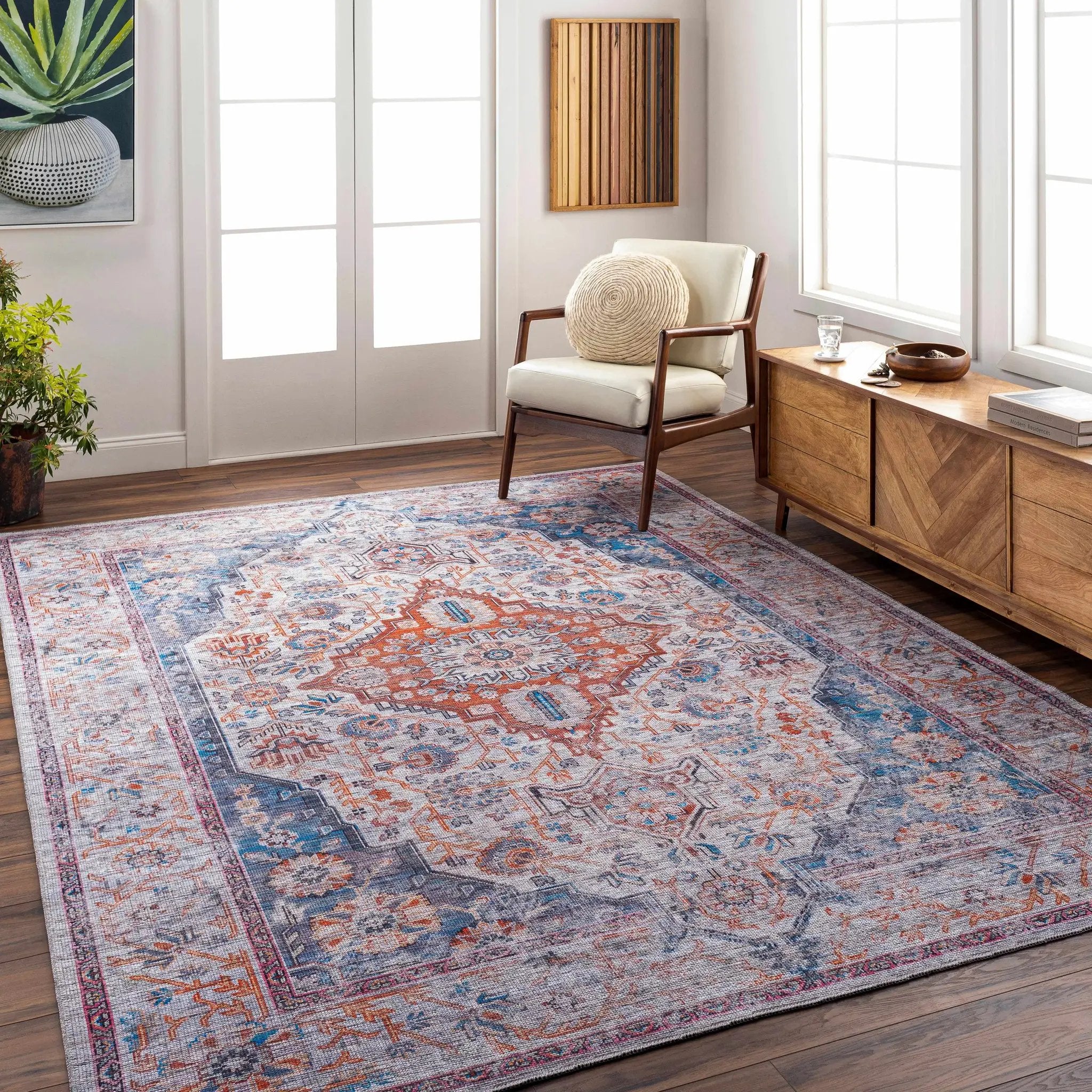 Osmaneli Washable Area Rug - Clearance by Boutique Rugs