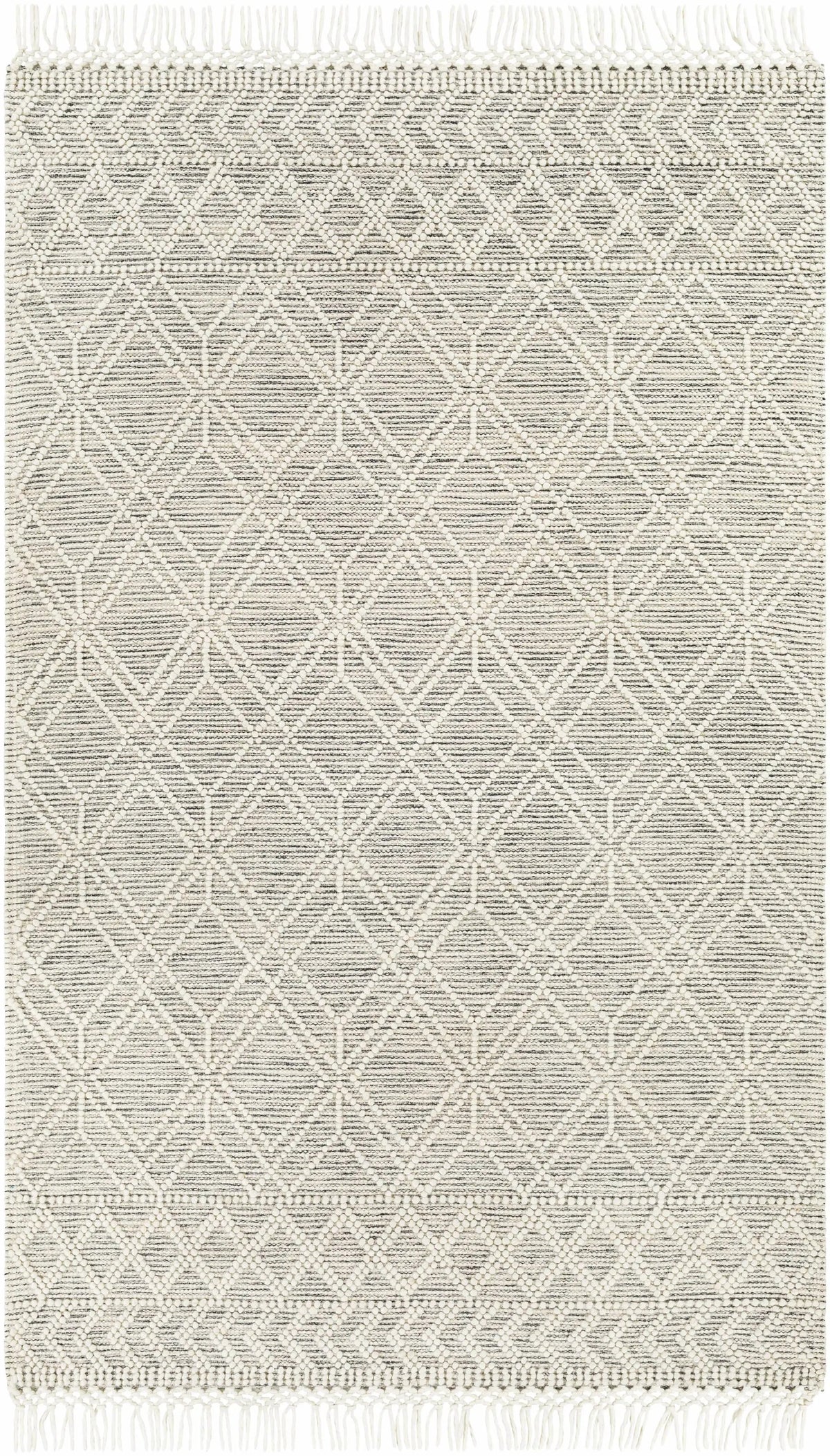 Ossun Wool Rug with Tassels