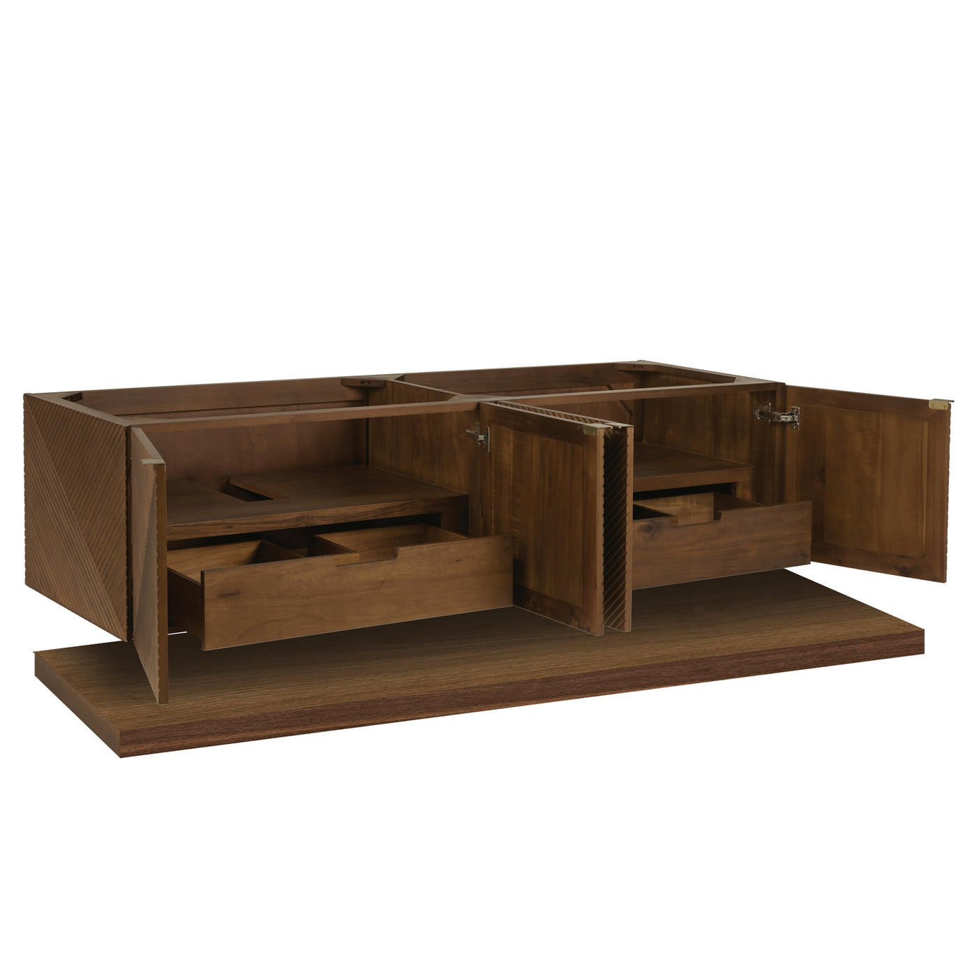 James Martin Marcello 72" Floating Double Bathroom Vanity, Chestnut, view 22