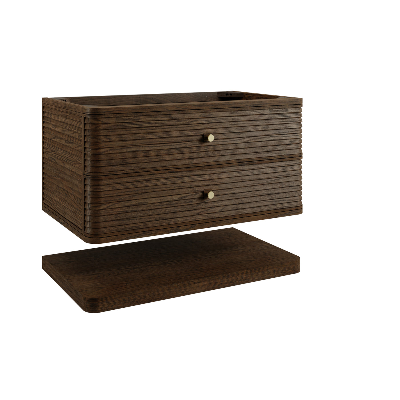 James Martin Allamari 36" Floating Single Bathroom Vanity, Sable, view 9