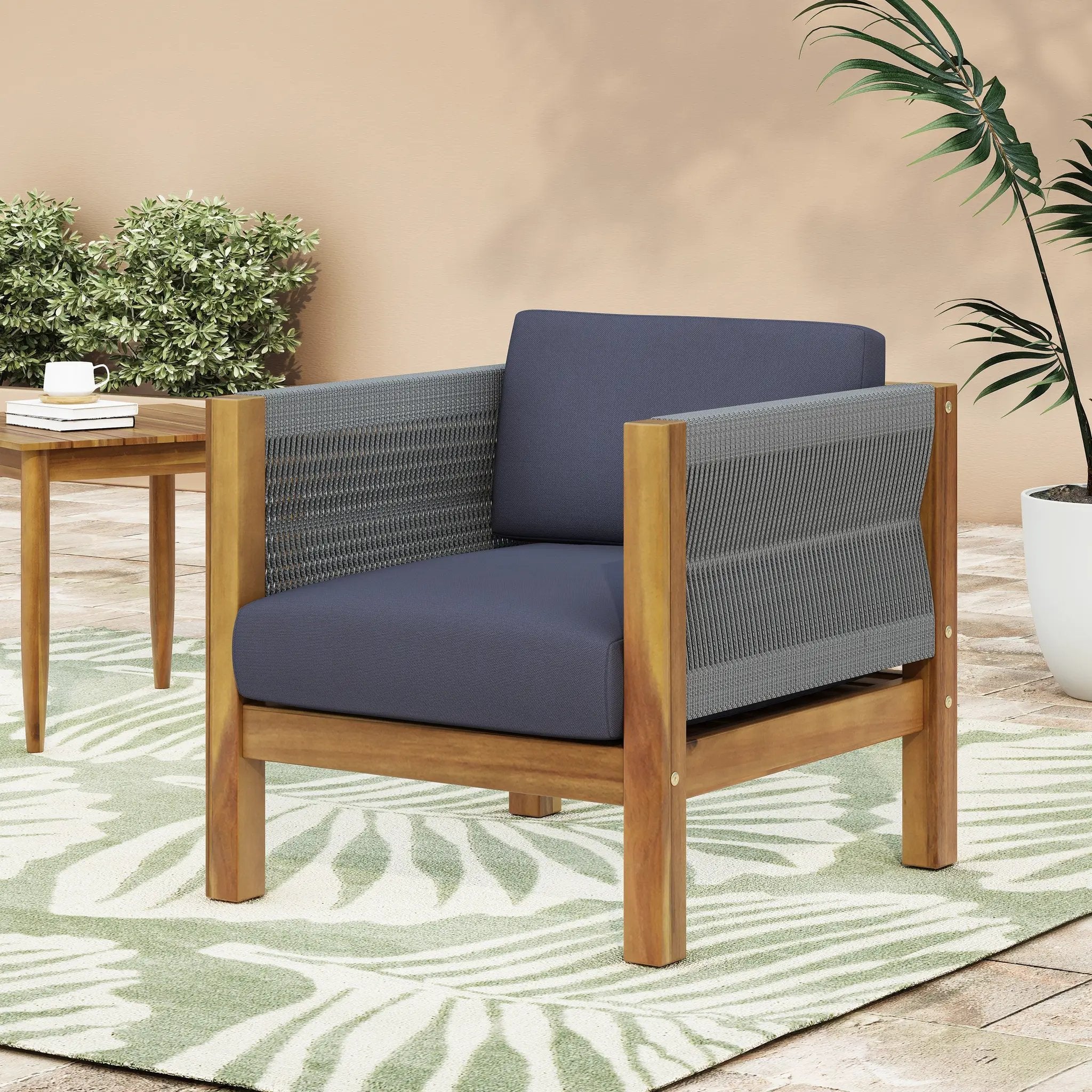 Laurel Outdoor Club Chair Set of 2 by HouseOfZazla