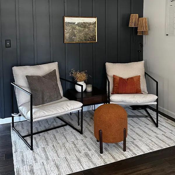 Plush Boucle Drum Ottoman, Choose Your Color by Decor Steals