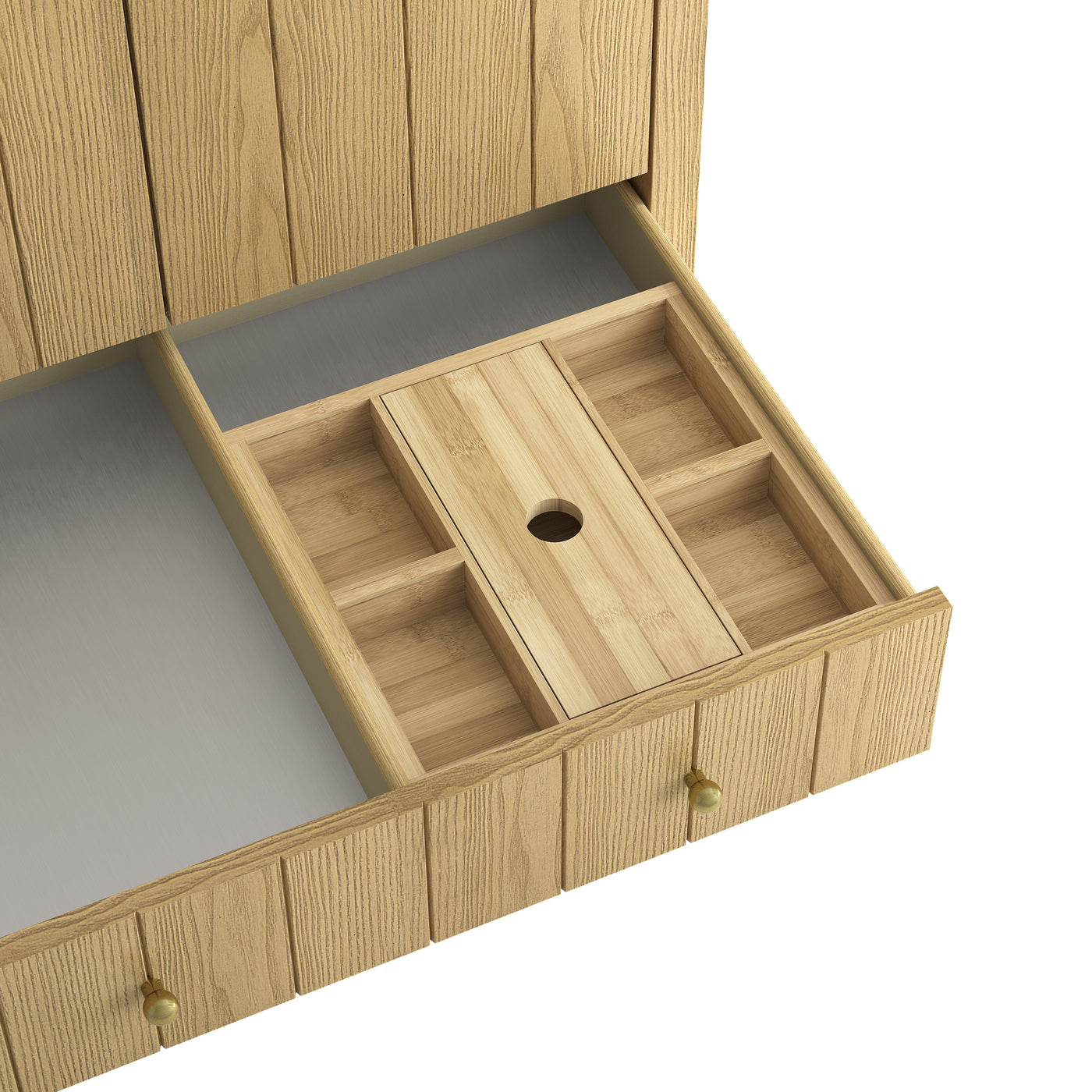 James Martin Hudson 30" Single Bathroom Vanity, Light Natural Oak, view 22