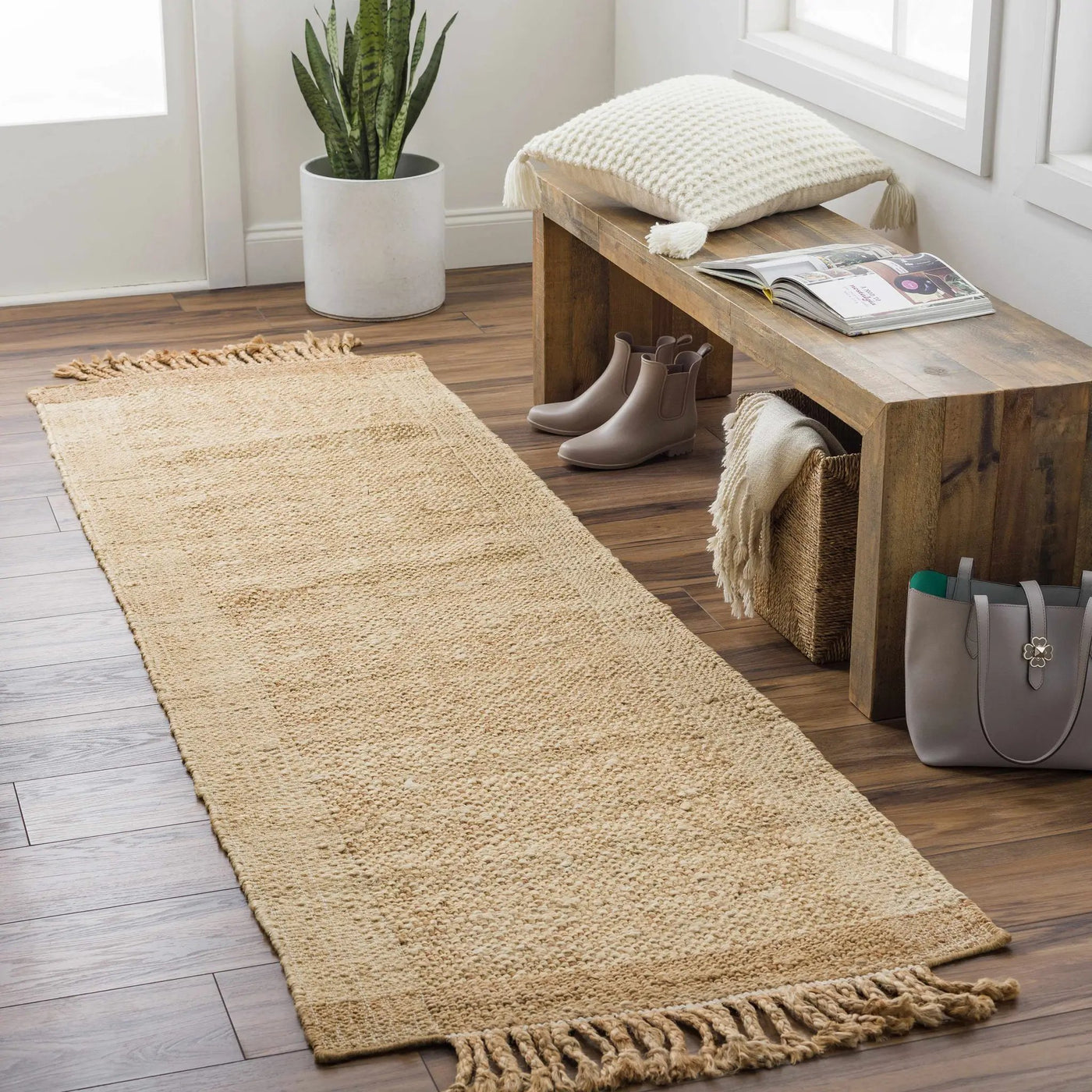 Outaouais Jute Rug - Clearance by Boutique Rugs