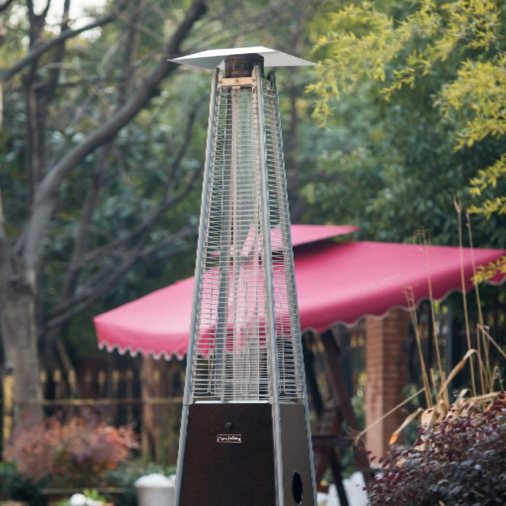 Legacy Heating Outdoor Commercial 40K BTU Quartz Glass Tube Patio Propane Heater With Visible Flame (SAK91398) by SAKSBY WHOLESALE
