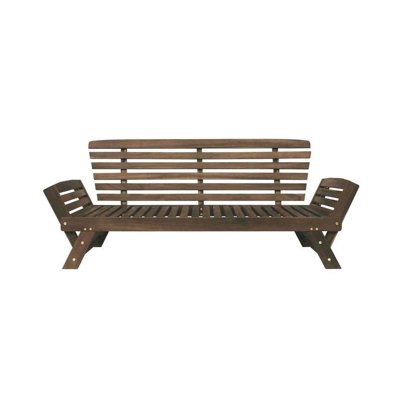 Alora Outdoor Adjustable Wooden Patio Daybed Sofa With Cushions (SAK41345) by SAKSBY WHOLESALE