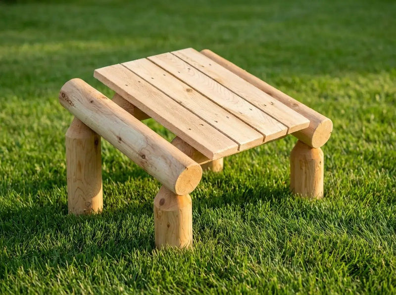 Outdoor Patio Footrest by Cedar Creek Rustic Furniture