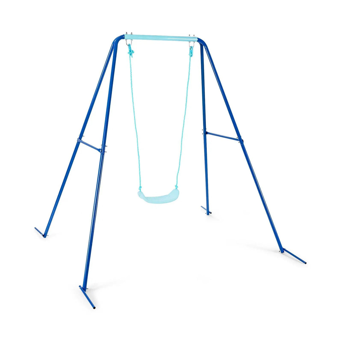 Outdoor Kids Swing Set with Heavy-Duty Metal A-Frame and Ground Stakes, photo 3 of 9